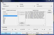 Screenshot of PRANA Event Series Analysis plug-in