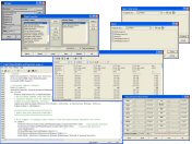 Screenshot of PRANA data management tools